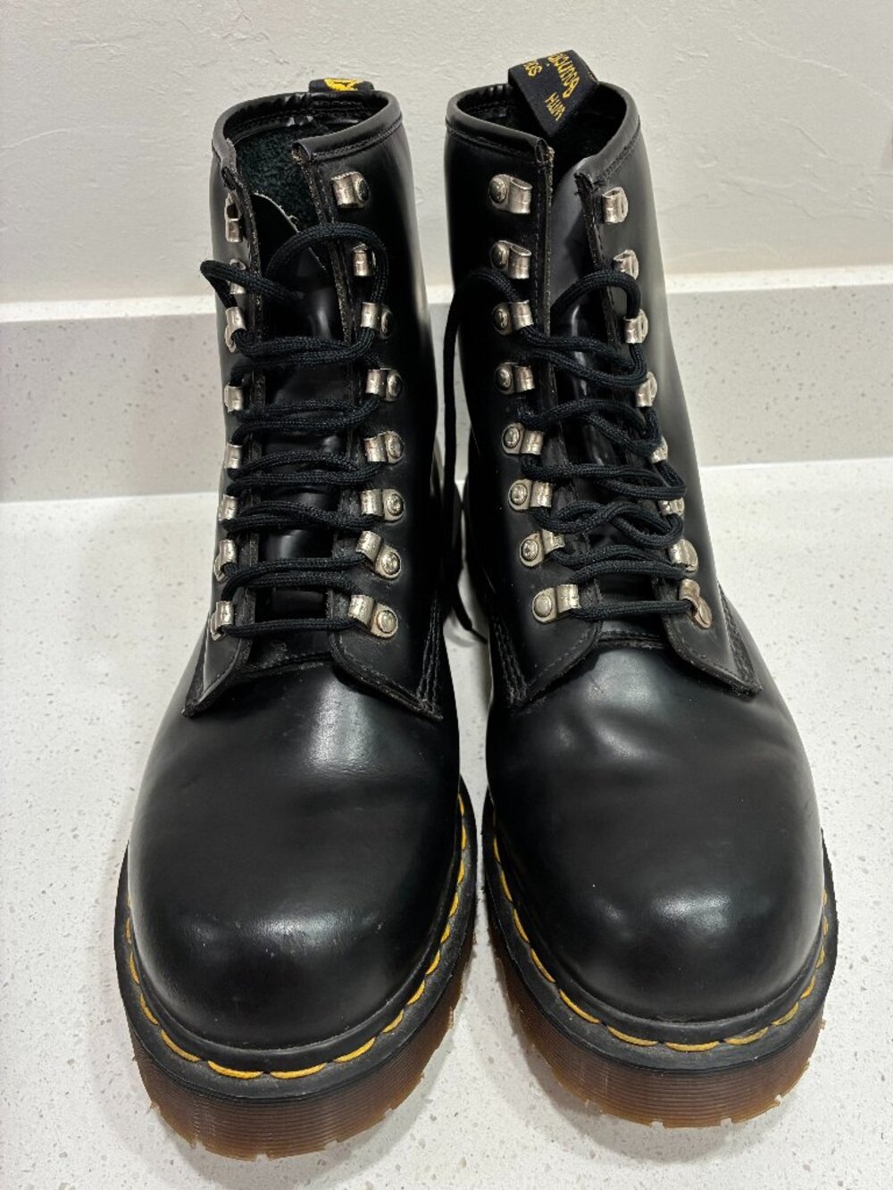 Vintage Doc Martens 8217 Hiker Boots Lug Sole England Mens US 10 UK 9